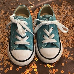 Blue converse sneakers size 7 c kids